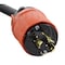 Ac Works SOOW; Cold Weather Extension Cord, 12 AWG, Indoor/Outdoor, 12/4, 1 Outlets, L14-20R, Black, Rubber L1420PR-010 - alternate 5